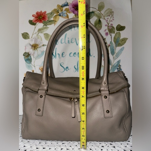 Kate Spade Leather Oyster Tan Handbag - Picture 4 of 16